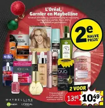 Kruidvat Garnier skin micellair water met rozenwater aanbieding