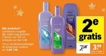 Albert Heijn Iedere dag shampoo aanbieding