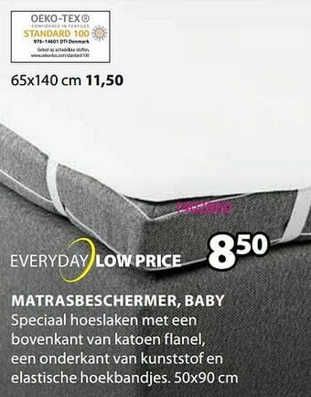 Jysk Matrasbeschermer, baby aanbieding