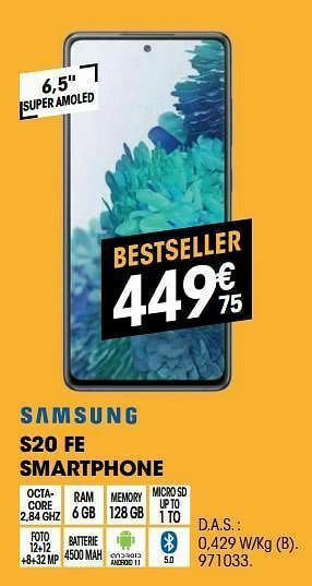 Electro Depot Samsung s20 fe smartphone aanbieding