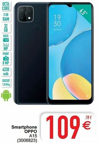 Cora Smartphone oppo a15 aanbieding