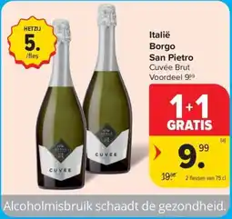 Carrefour Market Italië Borgo San Pietro aanbieding
