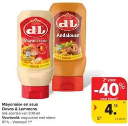 Mayonaise en saus Devos & Lemmens