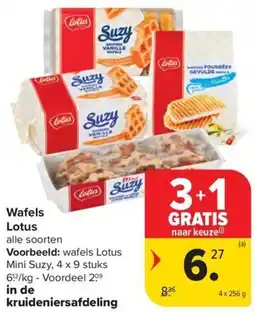 Carrefour Market Wafels Lotus aanbieding