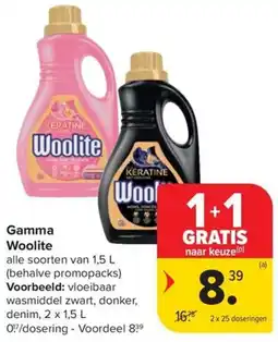 Carrefour Market Woolite Gamma aanbieding