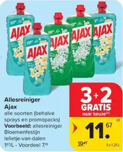 Carrefour Market Allesreiniger Ajax aanbieding