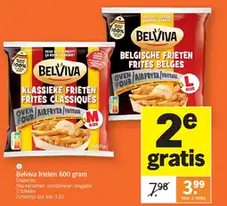 Albert Heijn Belviva frieten 600 gram aanbieding