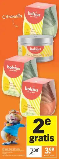 Albert Heijn Bolsius True Citronella aanbieding