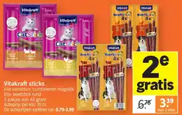 Albert Heijn Vitakraft sticks aanbieding