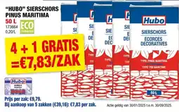 Hubo Hubo sierschors 10-40 mm 50l pinus maritima aanbieding
