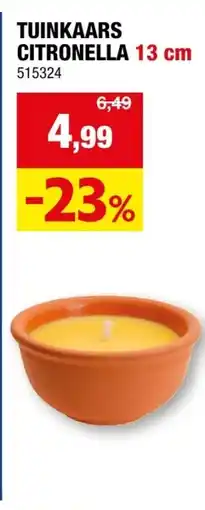 Hubo Tuinkaars citronella 13cm terracotta aanbieding