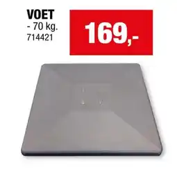 Hubo Garden Plus parasolvoet voor luxe zweefparasol 70kg beton antraciet aanbieding