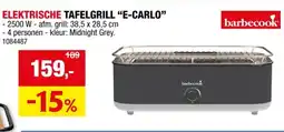 Hubo Barbecook E-Carlo tafelgrill elektrisch aanbieding