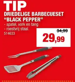 Hubo Barbecook Black Pepper barbecueset aanbieding