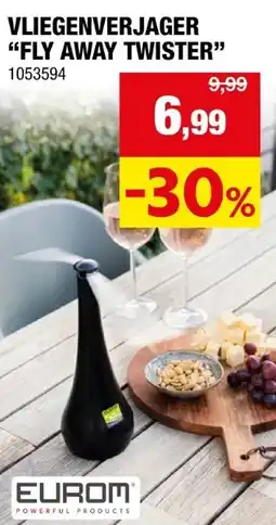 Hubo Eurom Fly Away Twister vliegenverjager aanbieding