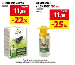 Hubo Fortus vliegenvangzak met lokaas aanbieding