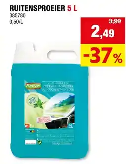 Hubo Forever ruitensproeiervloeistof zomer 5l aanbieding