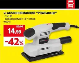 Hubo Powerplus EG POWC40100 vlakschuurmachine 150W aanbieding