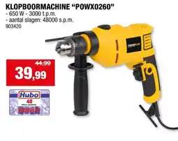 Hubo Powerplus POWX0260 klopboormachine 650W aanbieding