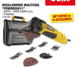 Hubo OSCILLERENDE MULTITOOL POWXBOX011 aanbieding