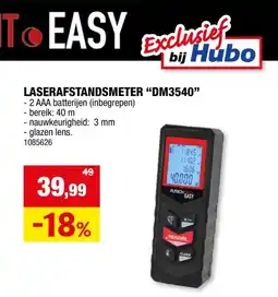 Hubo Futech Easy DM3540 laserafstandsmeter 40m aanbieding