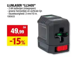 Hubo Futech Easy LL3405 lijnlaser aanbieding