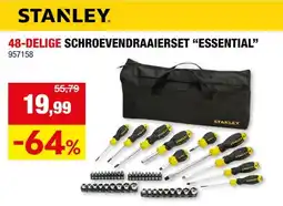 Hubo Stanley STHT0-70887 Essential schroevendraaierset 48-delig aanbieding