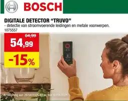 Hubo Bosch Truvo digitale detector aanbieding