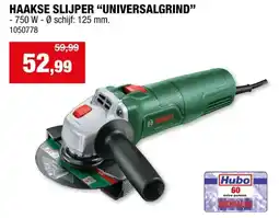 Hubo Bosch UniversalGrind 750-125 haakse slijper 750W 125mm aanbieding