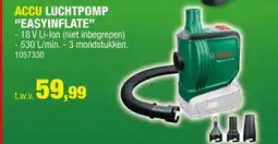 Hubo ACCU LUCHTPOMP EASYINFLATE aanbieding