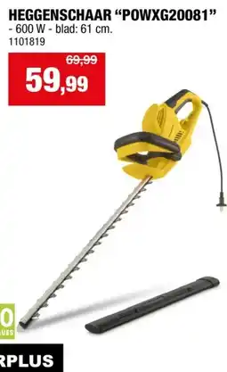 Hubo HEGGENSCHAAR POWXG20081 aanbieding