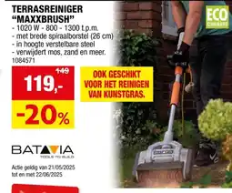 Hubo Batavia Maxxbrush borstel elektrisch aanbieding