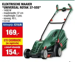 Hubo Bosch UniversalRotak 37-555 elektrische grasmaaier 1400W 37cm aanbieding