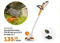 AVEVE Accukantenmaaier FSA 30 met accu AS 2 en lader AL 1 aanbieding