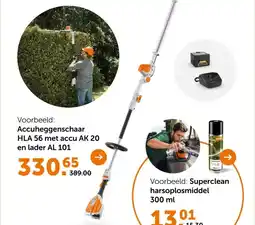 AVEVE Accuheggenschaar HLA 56 met accu AK 20 en lader AL 101 aanbieding