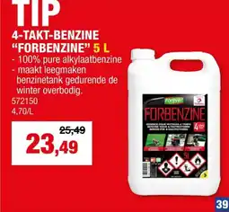 Hubo Forever Forbenzine 4-takt benzine 5l aanbieding
