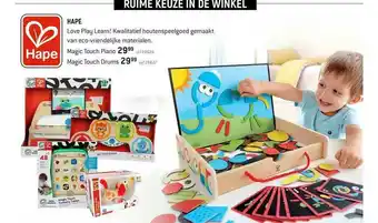 Freetime Hape Love Play Learn Kwalitatief Houtenspeelgoed Gemaakt aanbieding