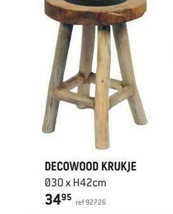 Freetime Decowood Krukje aanbieding