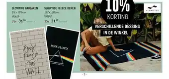 Freetime Slowtide Badlaken, Slowtide Fleece Deken aanbieding
