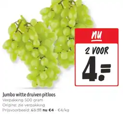 Jumbo Jumbo Witte Druiven Pitloos aanbieding