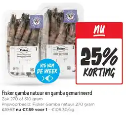 Jumbo Fisker gamba natuur en gamba gemarineerd aanbieding