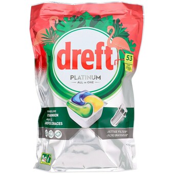 Action Dreft vaatwastabletten Platinum All in One aanbieding