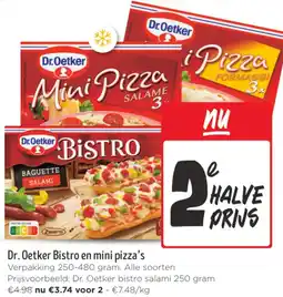 Jumbo Dr. Oetker Bistro en mini pizza's aanbieding