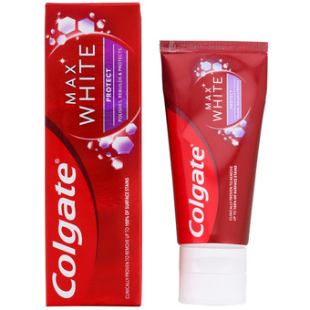 Action Colgate tandpasta White Protect aanbieding