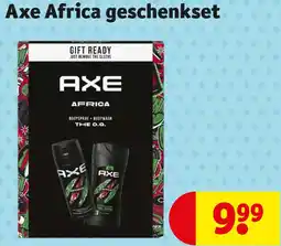 Kruidvat Axe Africa geschenkset aanbieding