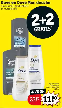 Kruidvat Dove en Dove Men douche aanbieding
