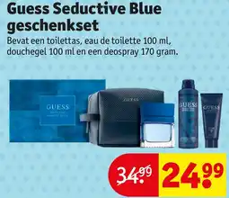 Kruidvat Guess Seductive Blue geschenkset aanbieding