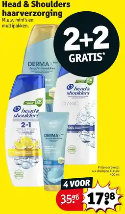 Kruidvat Head & Shoulders haarverzorging aanbieding