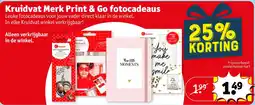 Kruidvat Kruidvat Merk Print & Go fotocadeaus aanbieding