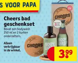 Kruidvat Cheers bad geschenkset aanbieding
